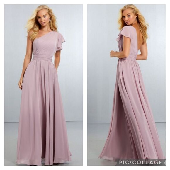 Morilee by Madeline Gardner in EGGPLANT bridesmaids dress - Picture 1 of 8